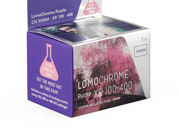 Lomography Lomochrome Purple XR 100-400 CN 35mm Film NEW 2019 formula 36 exp 
