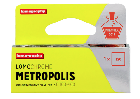 LomoChrome Metropolis medium format box