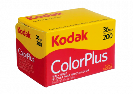 A box of Kodak Color Plus 200 36